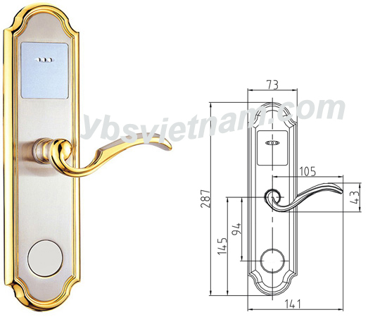 Khóa thẻ từ YBS034